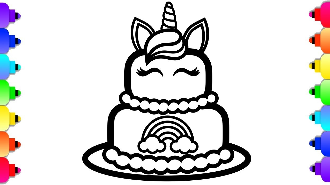 cake coloring pages