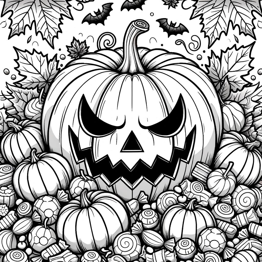 halloween coloring pages for adults