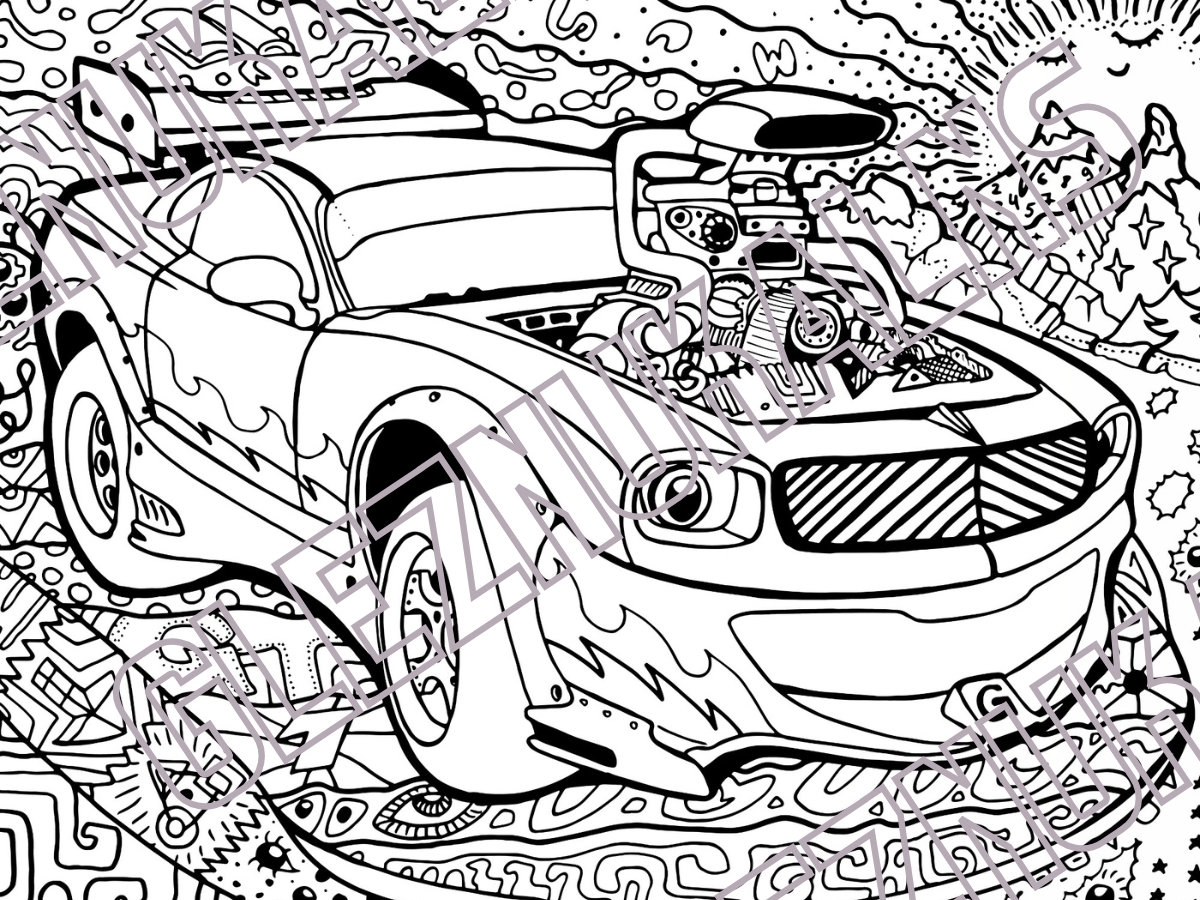 coloring pages printable cars
