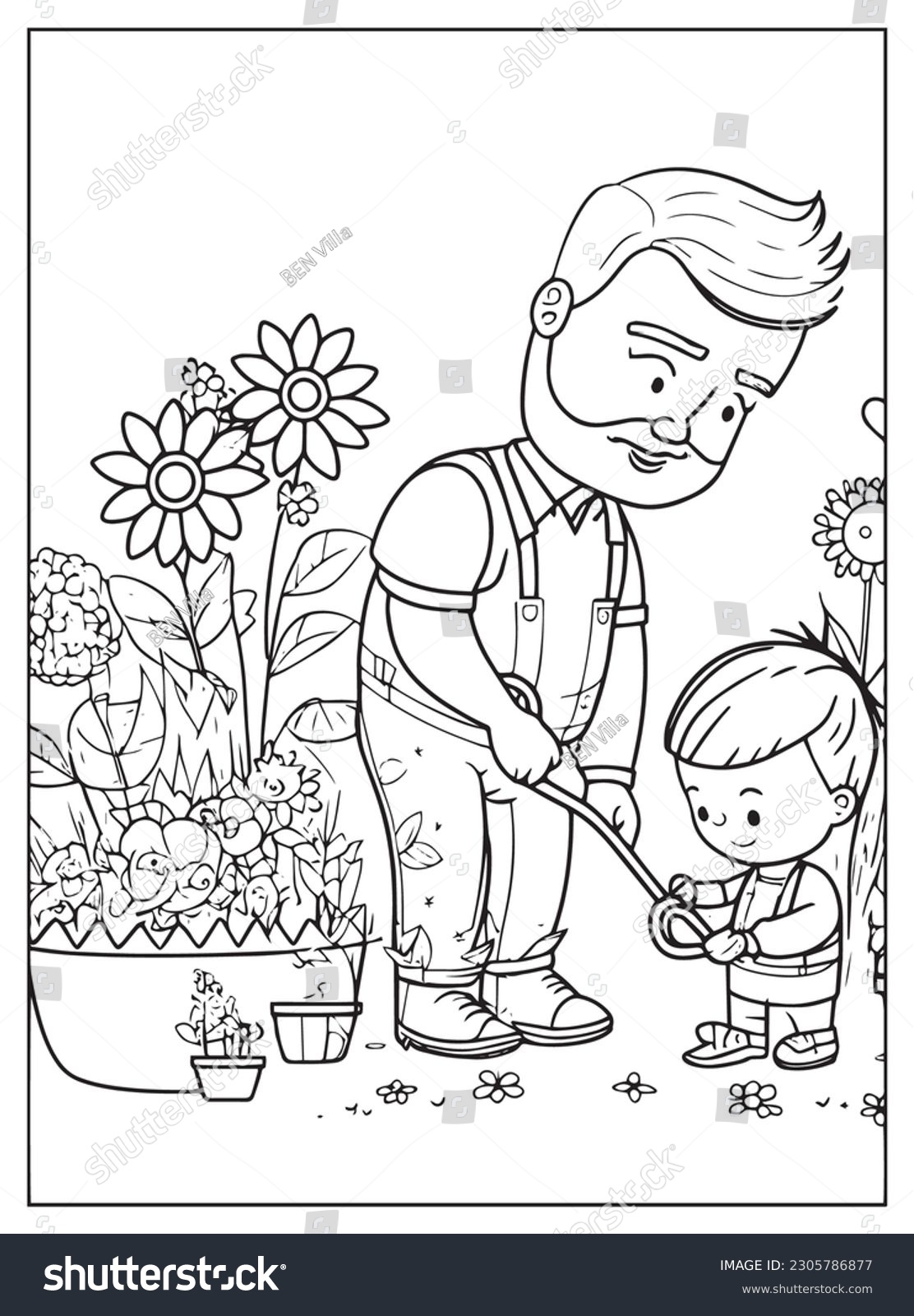 father's day coloring pages