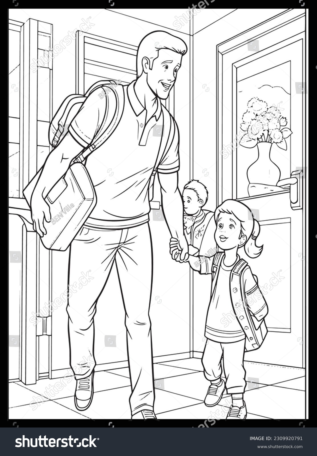 Happy Fathers Day Coloring Pages Stock Vector Royalty Free 2309920791 Shutterstock Happy Fathers Day Coloring Pages Stock Vector Royalty Free 2309920791 Shutterstock