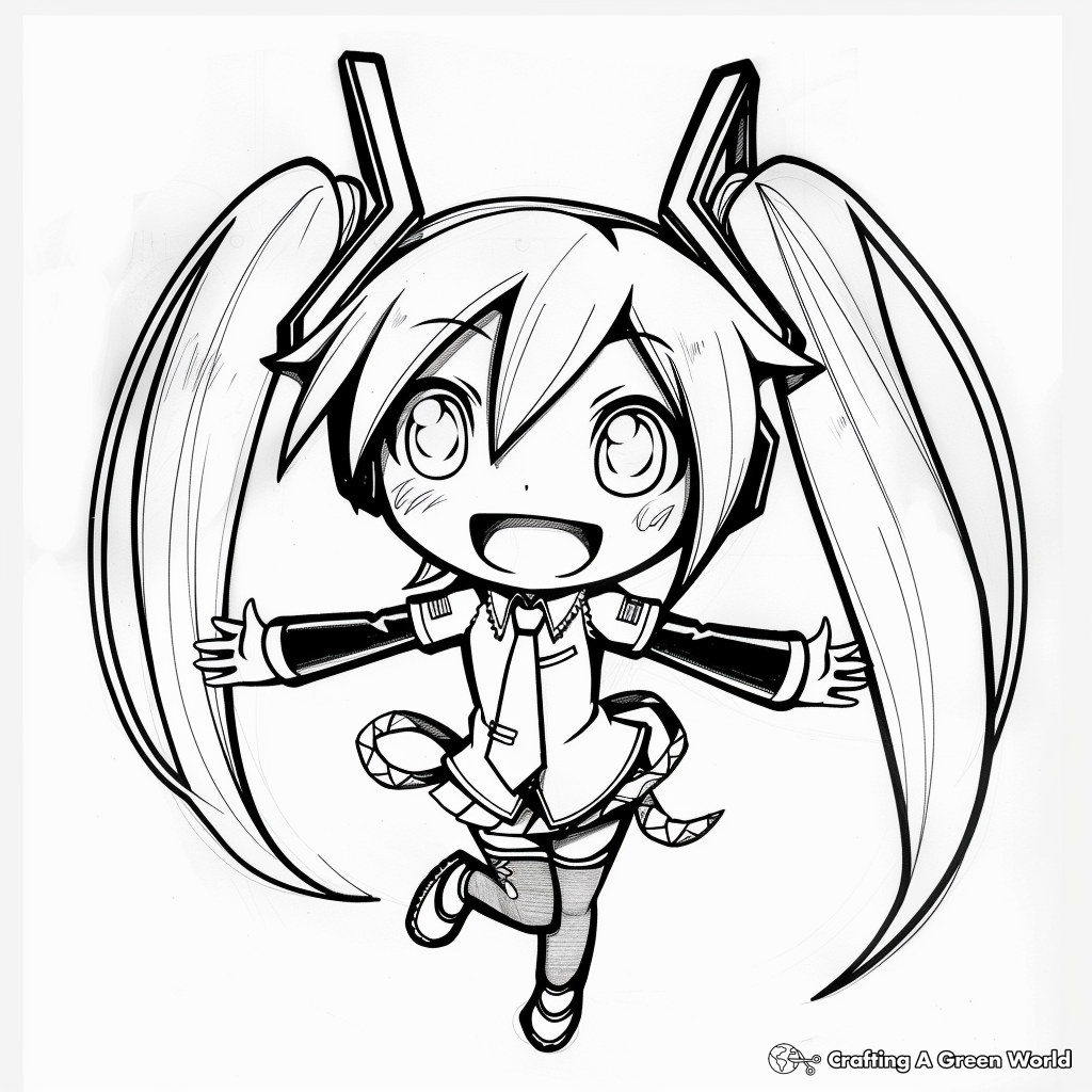 miku coloring pages