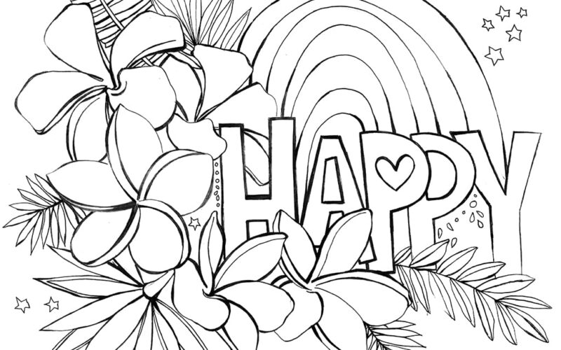 Hawai i Artists Share 38 Free Printable Coloring Sheets For Kids