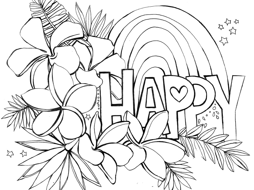Hawai i Artists Share 38 Free Printable Coloring Sheets For Kids Hawai i Artists Share 38 Free Printable Coloring Sheets For Kids