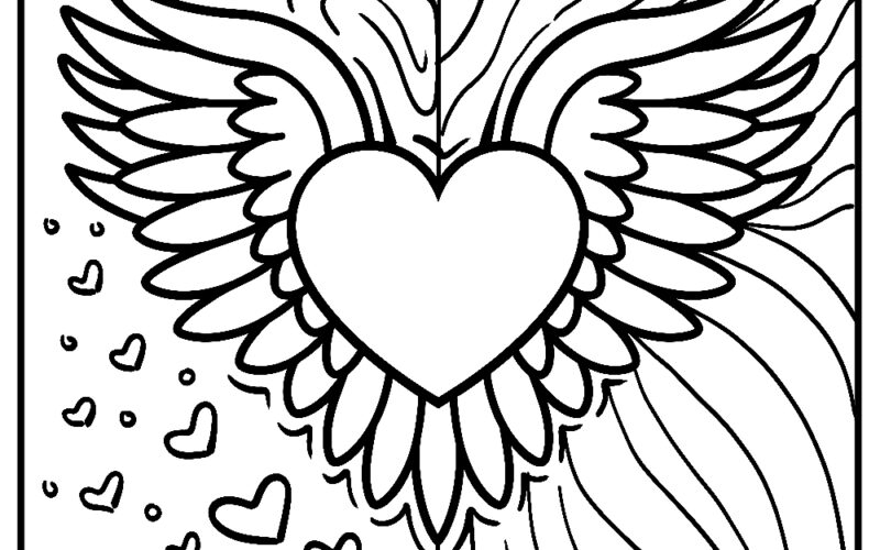 Hearts Coloring Pages Free Coloring Pages