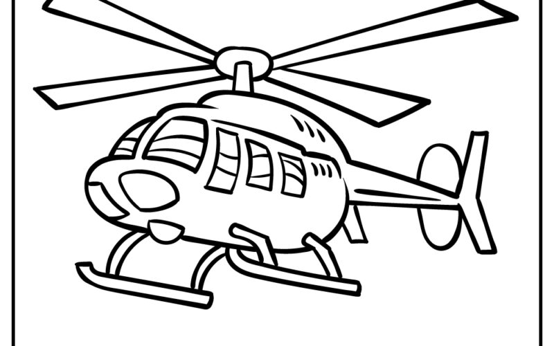 Helicopter Coloring Pages 100 Free Printables