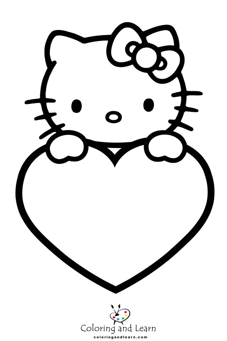 hello kitty coloring pages print