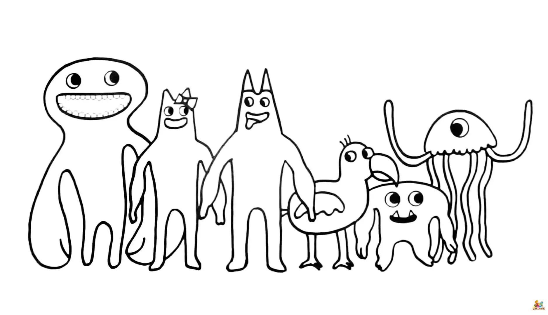 Home Explore The Beauty Of Garten Of Banban With Free Printable Coloring Pages