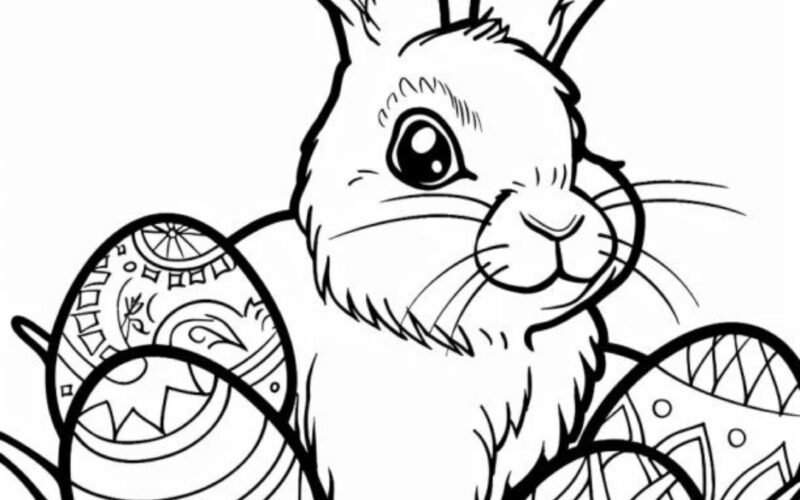Hop To It Free Printable Easter Bunny Coloring Pages Sew Cute Patterns