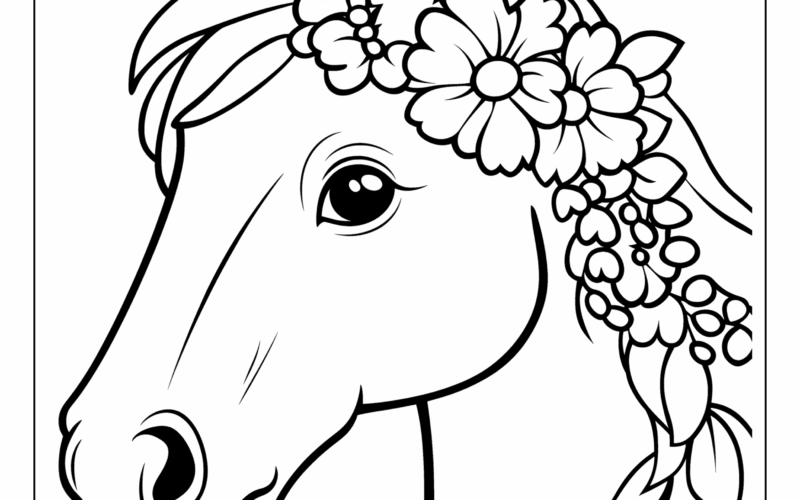 Horse Coloring Pages And Coloring Sheets Free Printables Monograms Design Tools Patterns DIY Projects