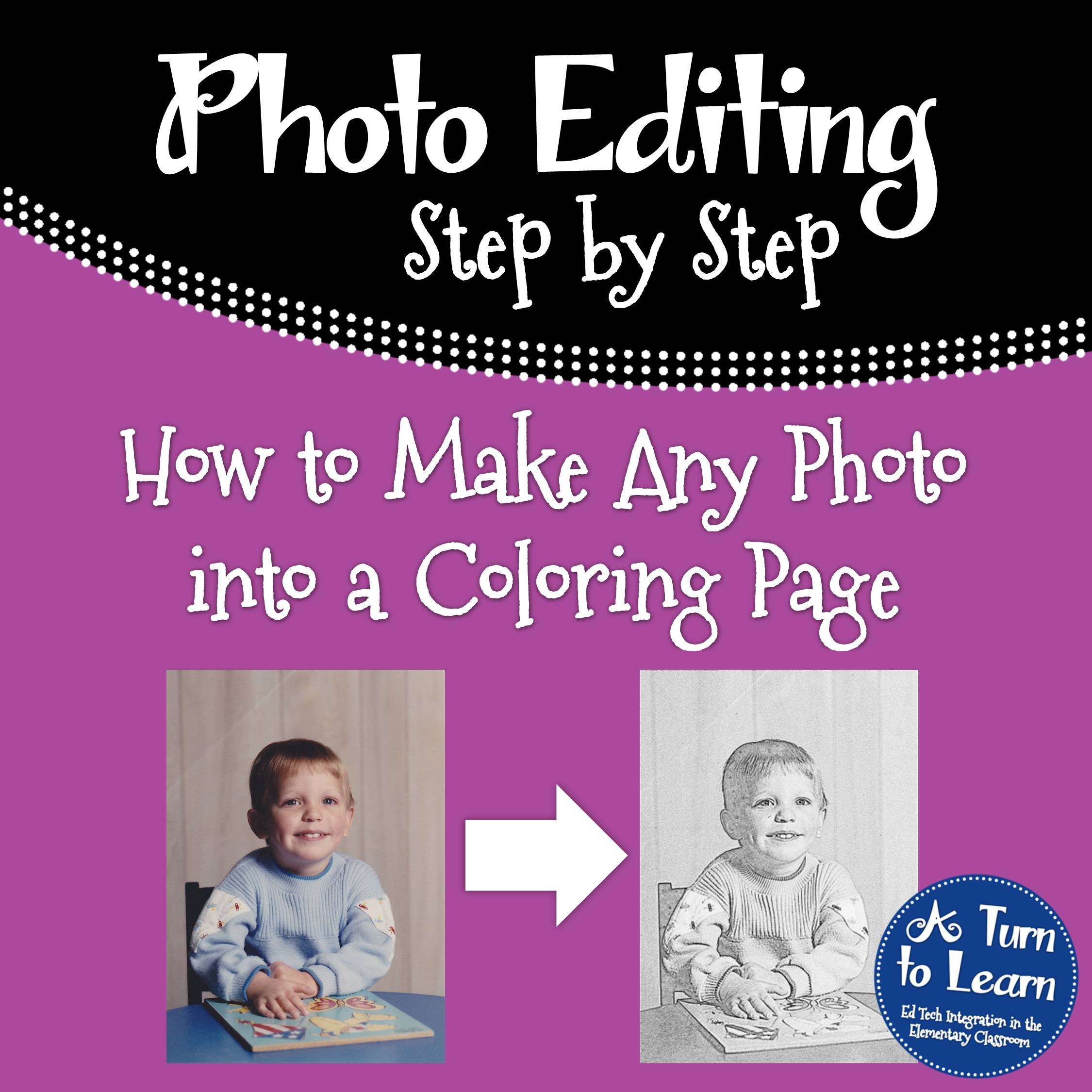 How To Make Any Picture A Coloring Page A Turn To Learn How To Make Any Picture A Coloring Page A Turn To Learn