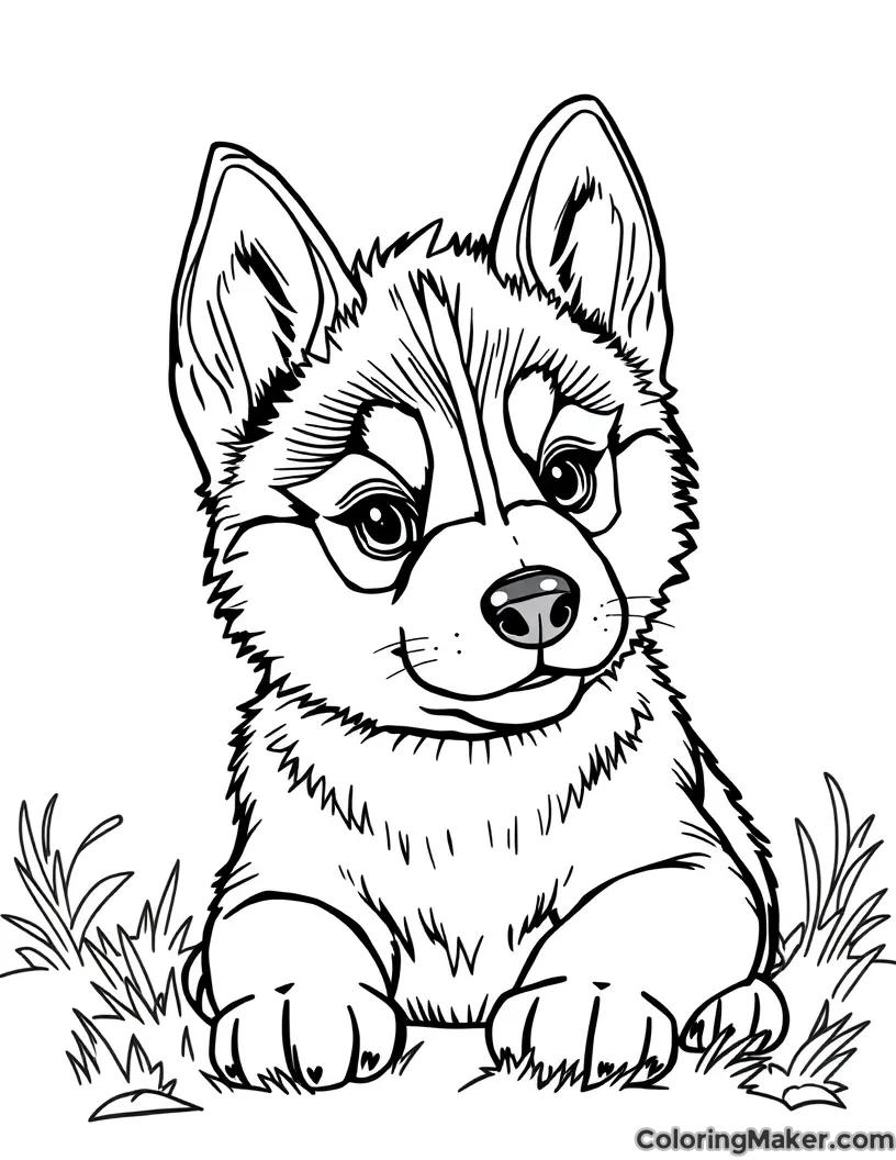 Husky Coloring Pages 6 Free Printables ColoringMaker