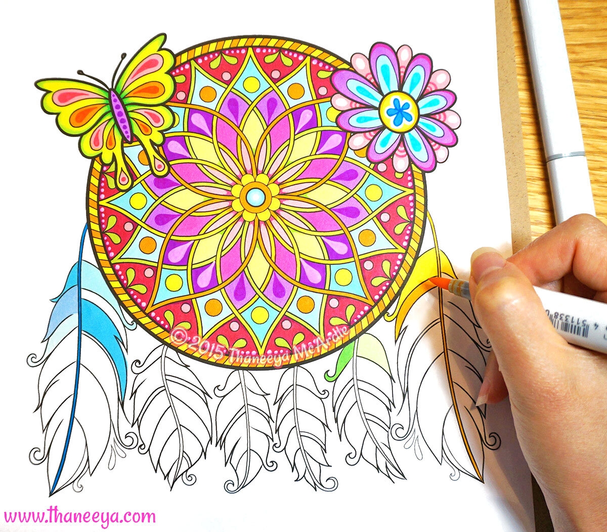 markers coloring page