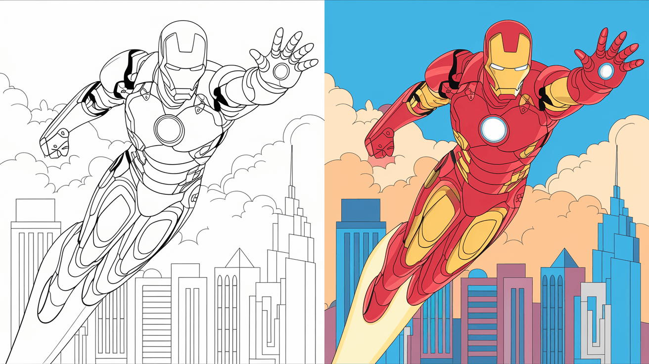 Iron Man Coloring Pages 30 Free Printable PDF 