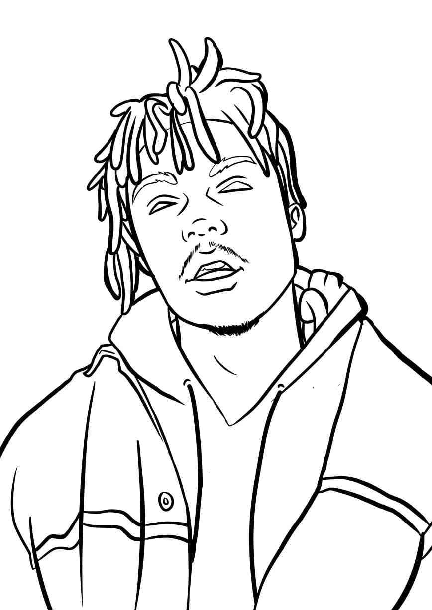 Juice WRLD Coloring Pages Free Coloring Pages