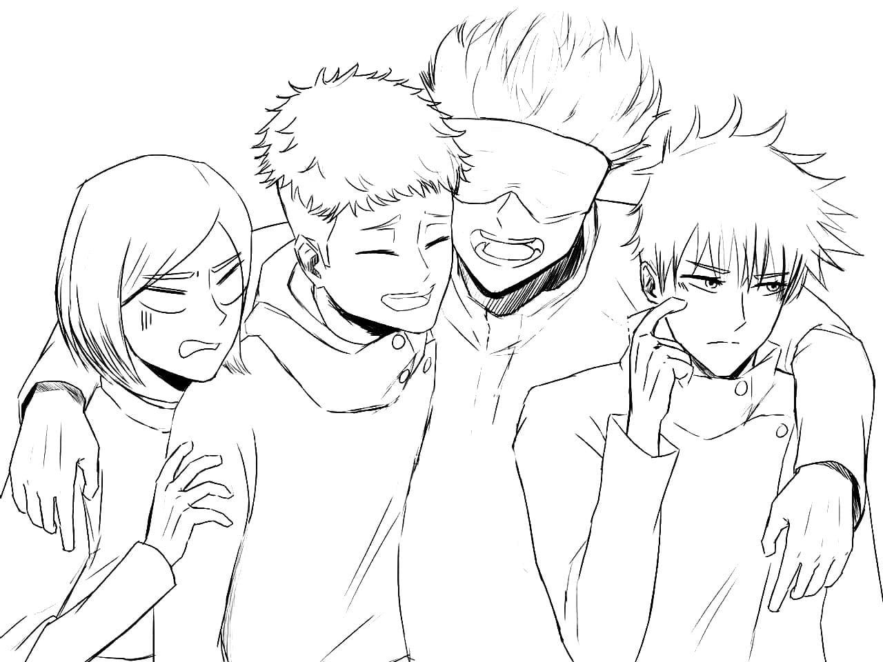 jjk coloring pages jjk coloring pages