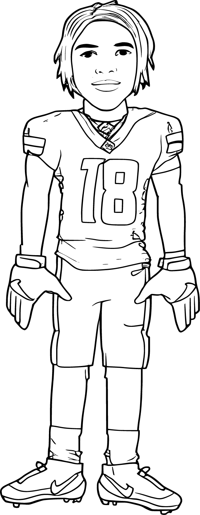 Justin Jefferson Coloring Pages 100 Free Printable Fun