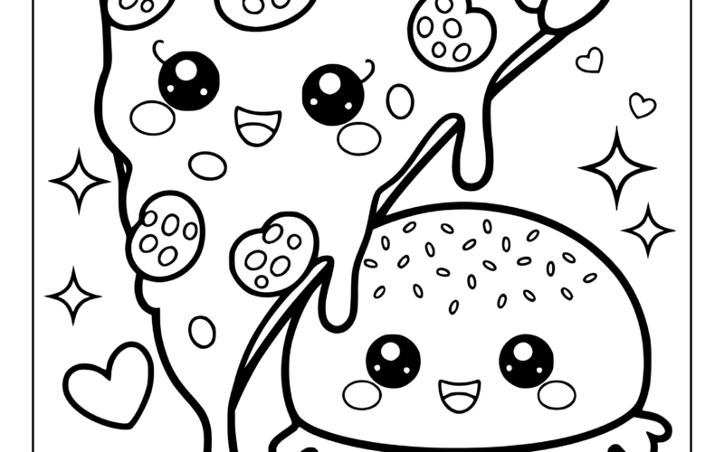 Kawaii Coloring Pages 35 Free Printable PDF