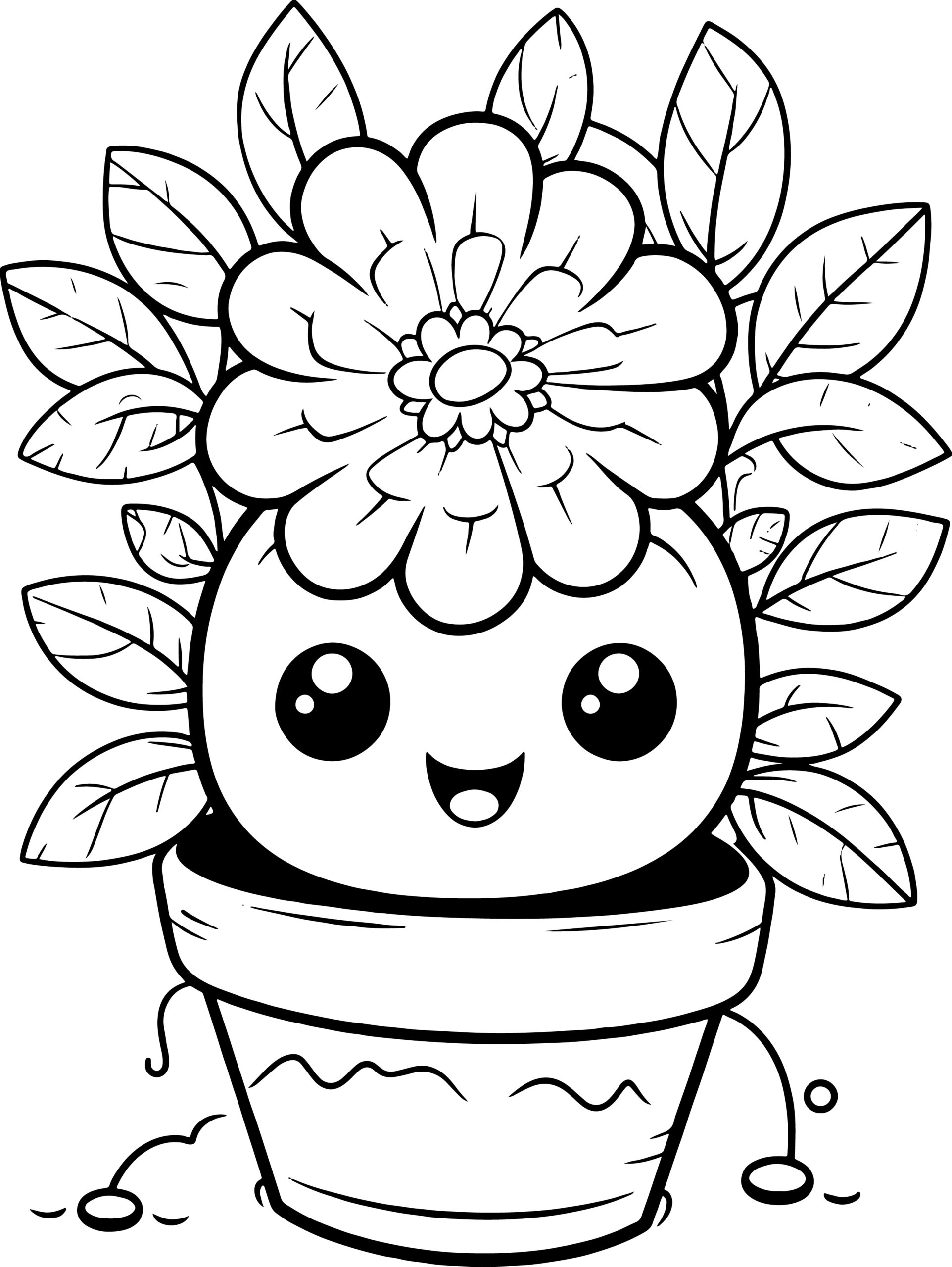 Kawaii Flower Coloring Book Cute Kawaii Flowers And Relaxing Flower Patterns Made By Teachers