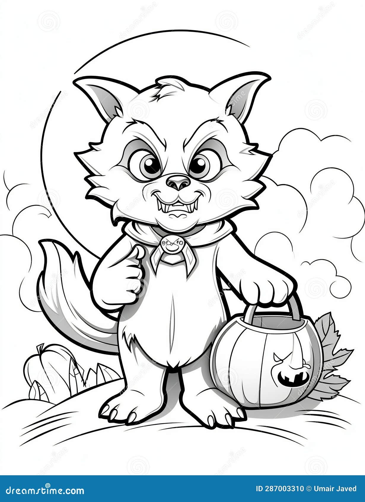werewolf coloring pages
