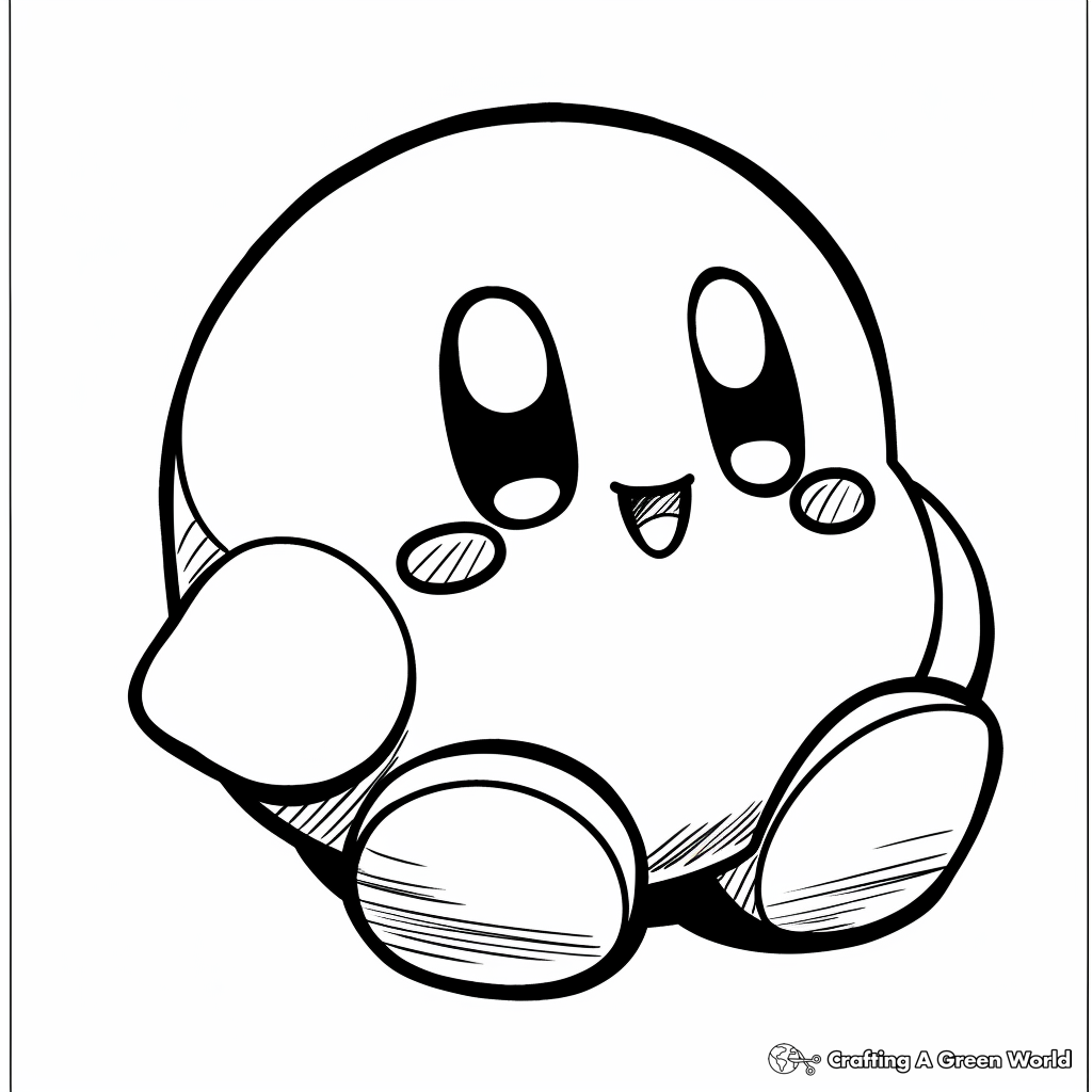 kirby coloring pages
