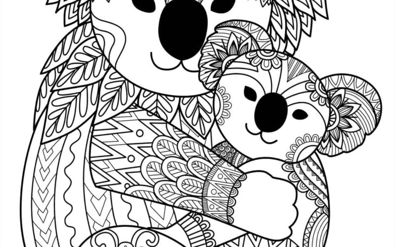 Koala Coloring Pages Skip To My Lou
