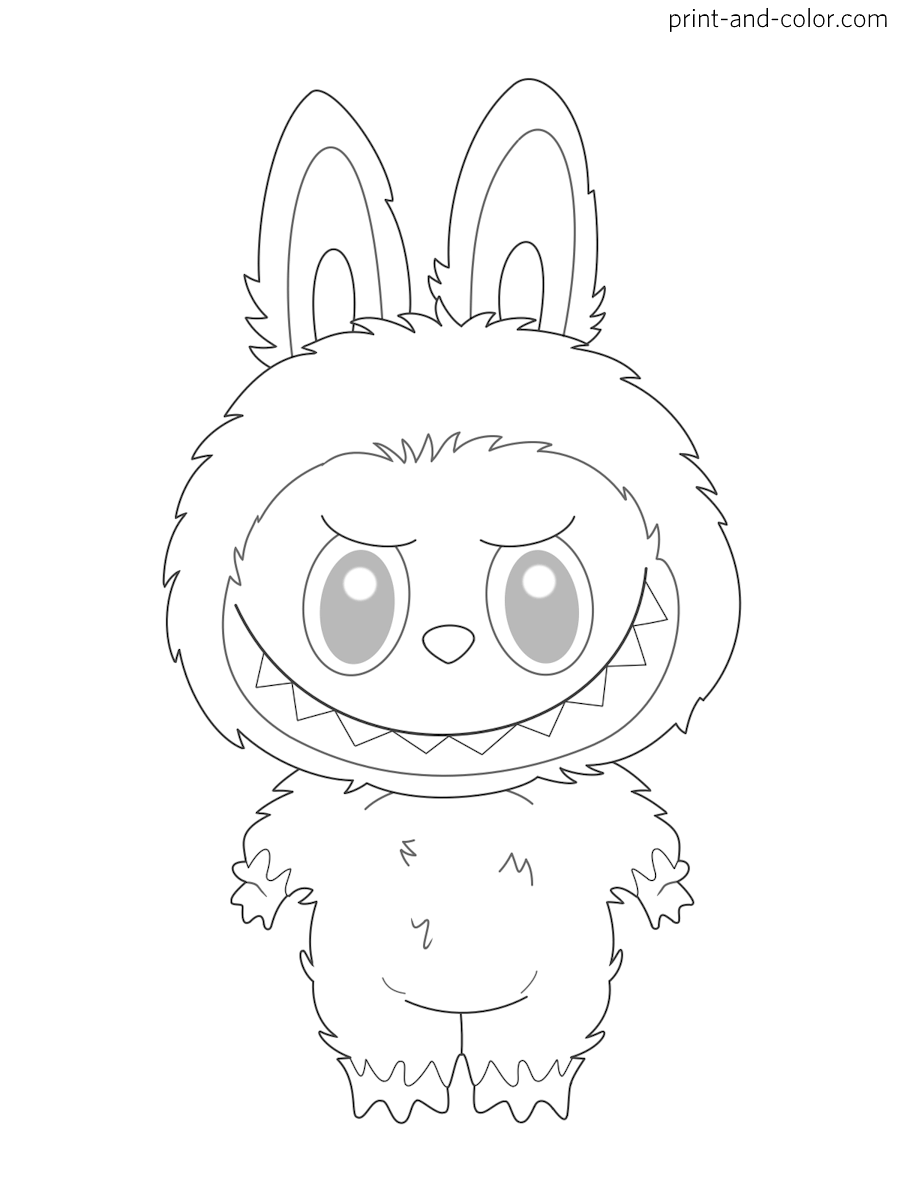 Labubu Coloring Pages Print And Color