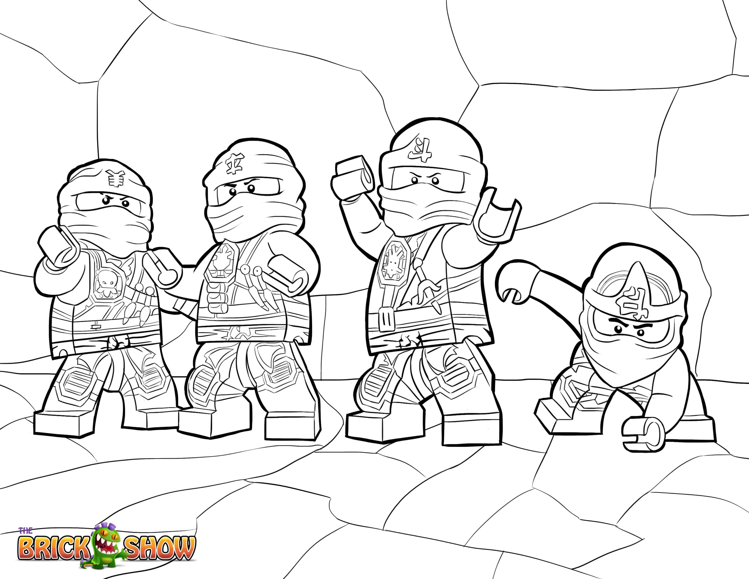 ninjago coloring pages