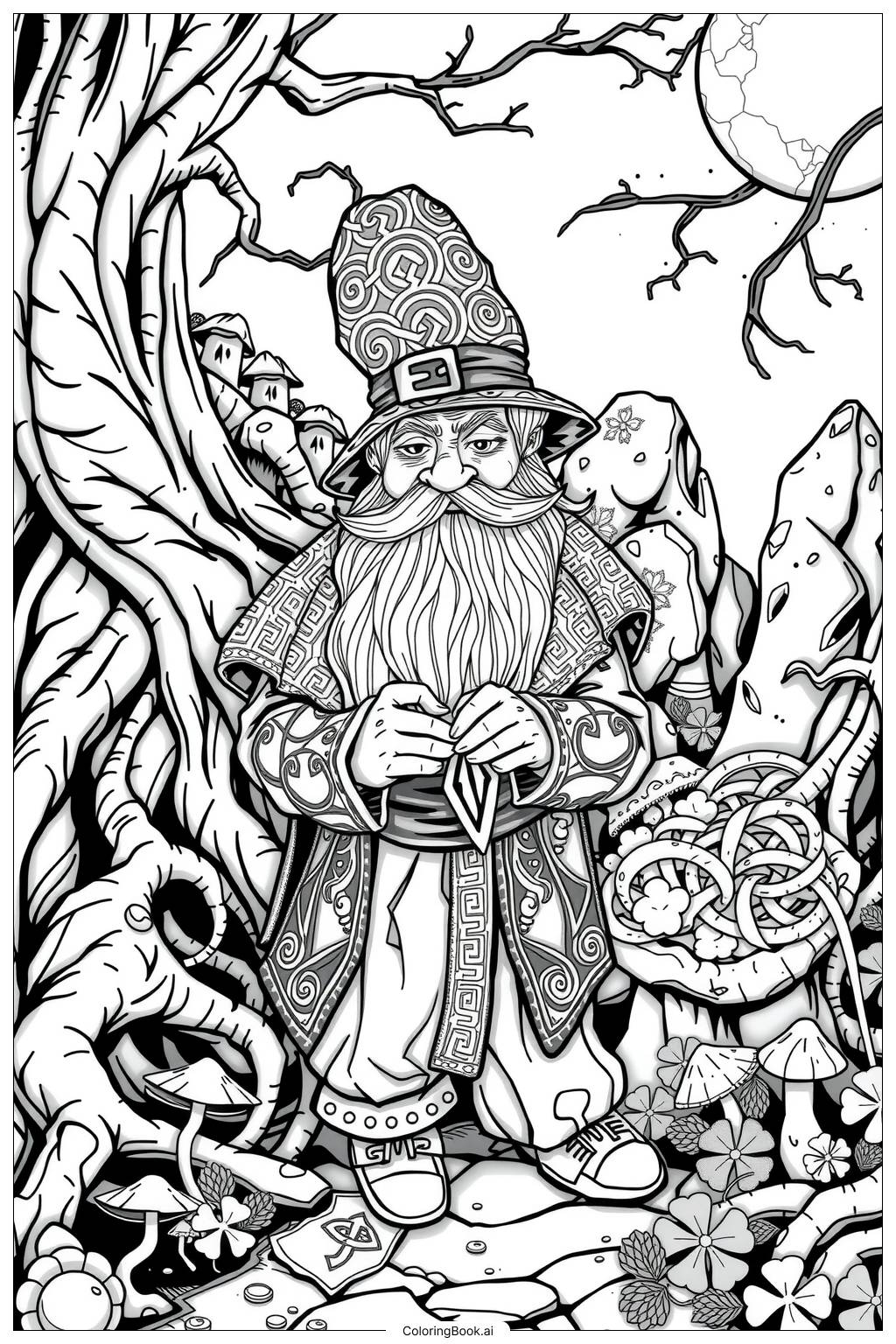 leprechaun coloring pages