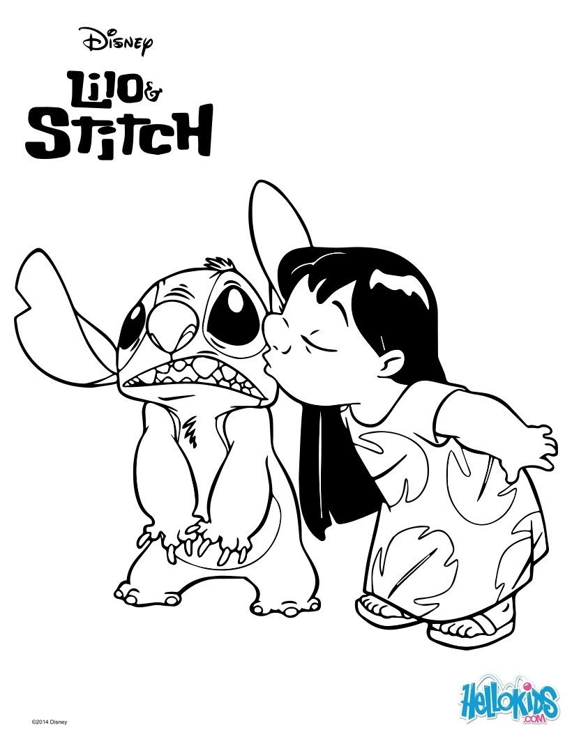 lilo and stitch coloring page