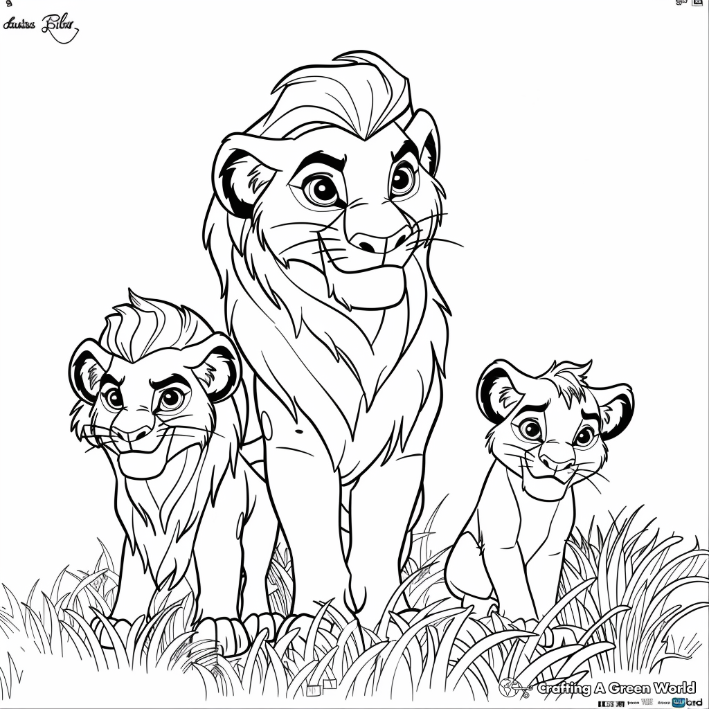 Lion Guard Coloring Pages Free Printable 