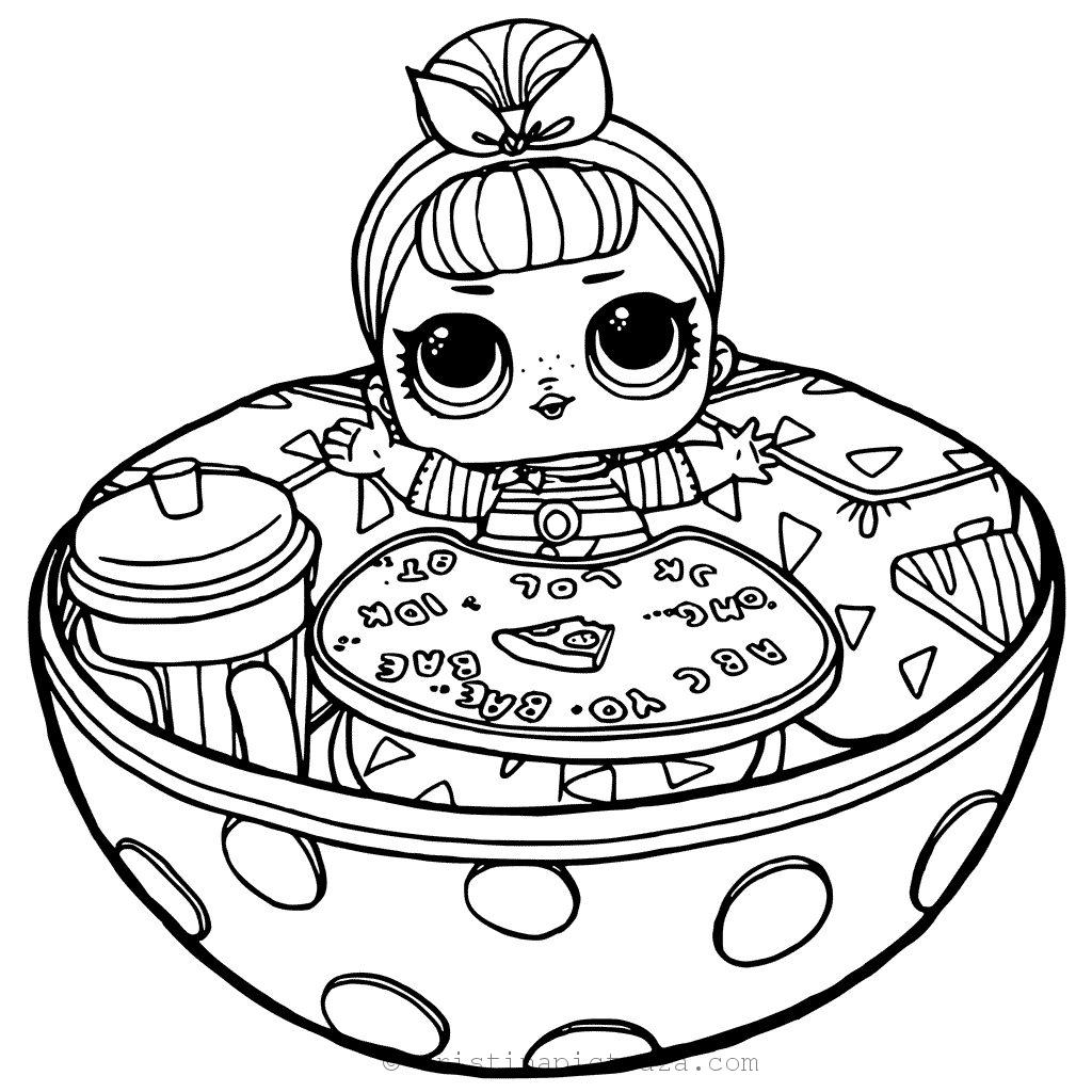 lol doll coloring page