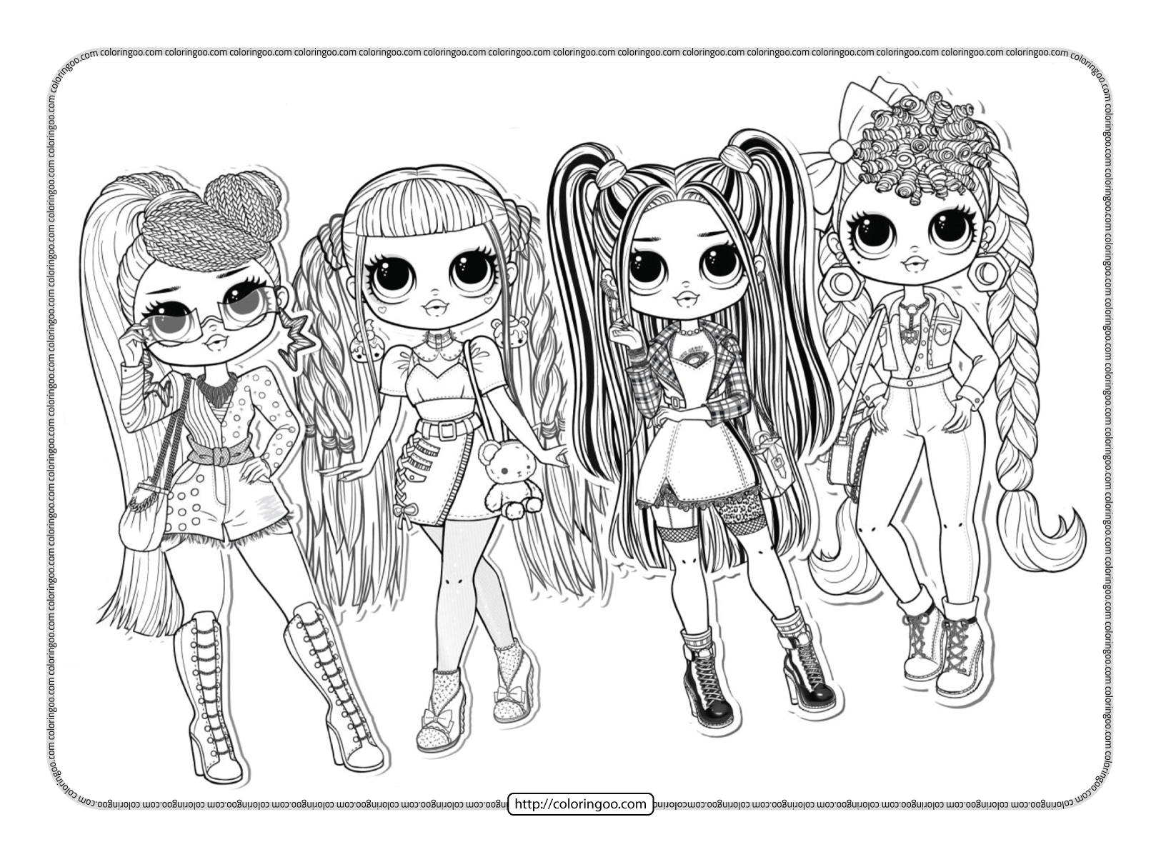 Lol Dolls Pictures To Print And Colour Hot Sale