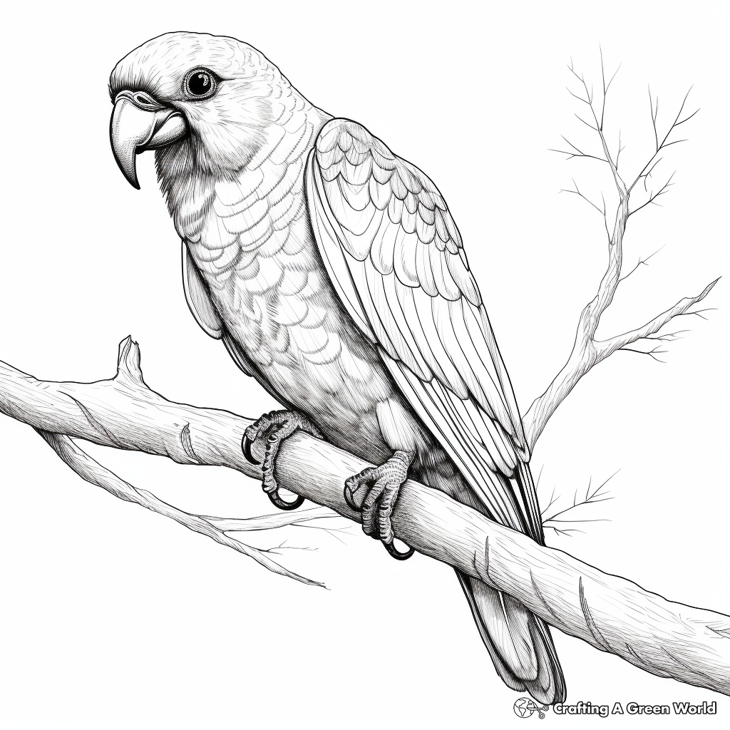 Macaw Coloring Pages Free Printable 