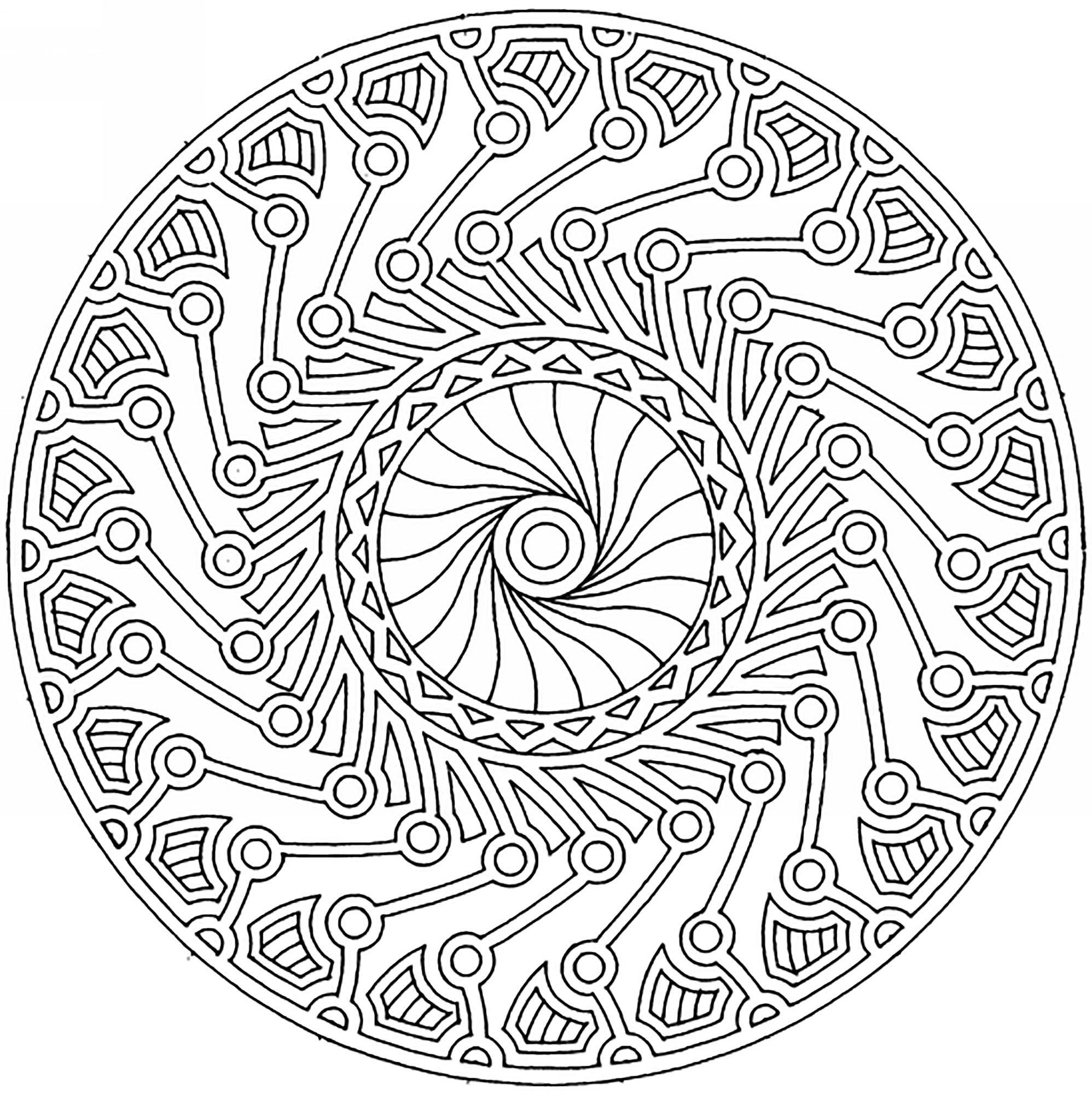 mandalas coloring pages