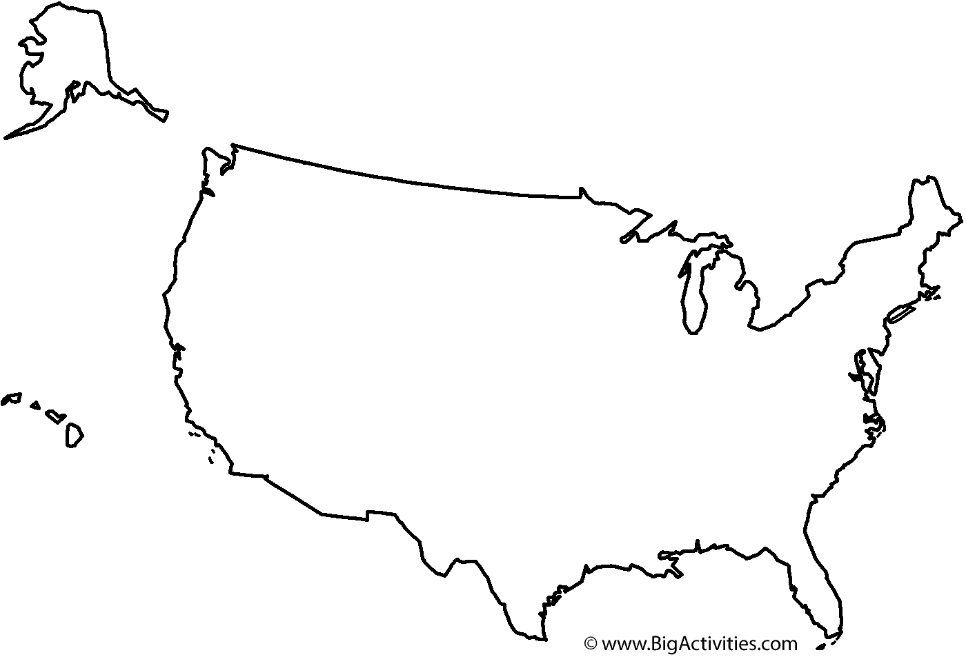 map of united states coloring page map of united states coloring page