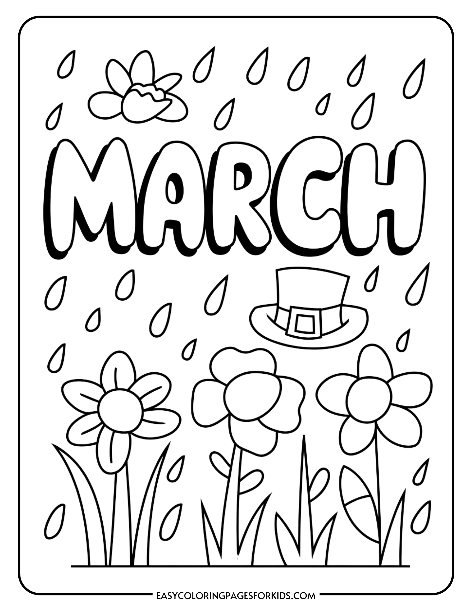 March Coloring Pages For Kids 6 Free PDF Printables Easy Coloring Pages For Kids March Coloring Pages For Kids 6 Free PDF Printables Easy Coloring Pages For Kids