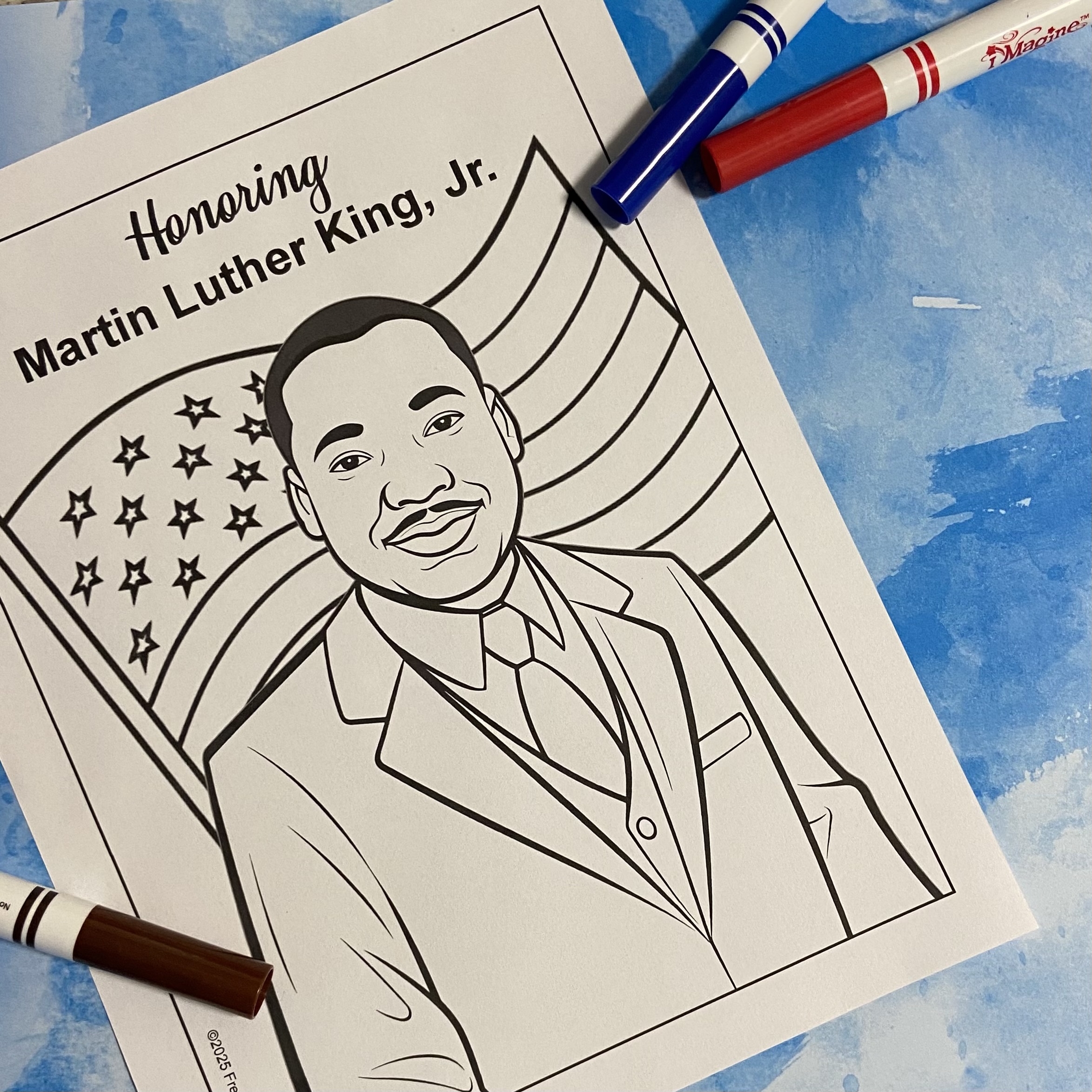 martin luther king coloring page martin luther king coloring page