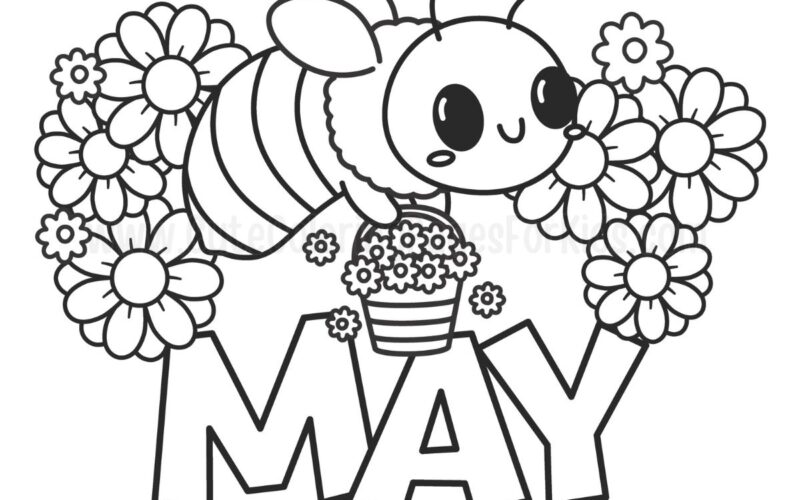 May Coloring Pages Cute Coloring Pages For Kids