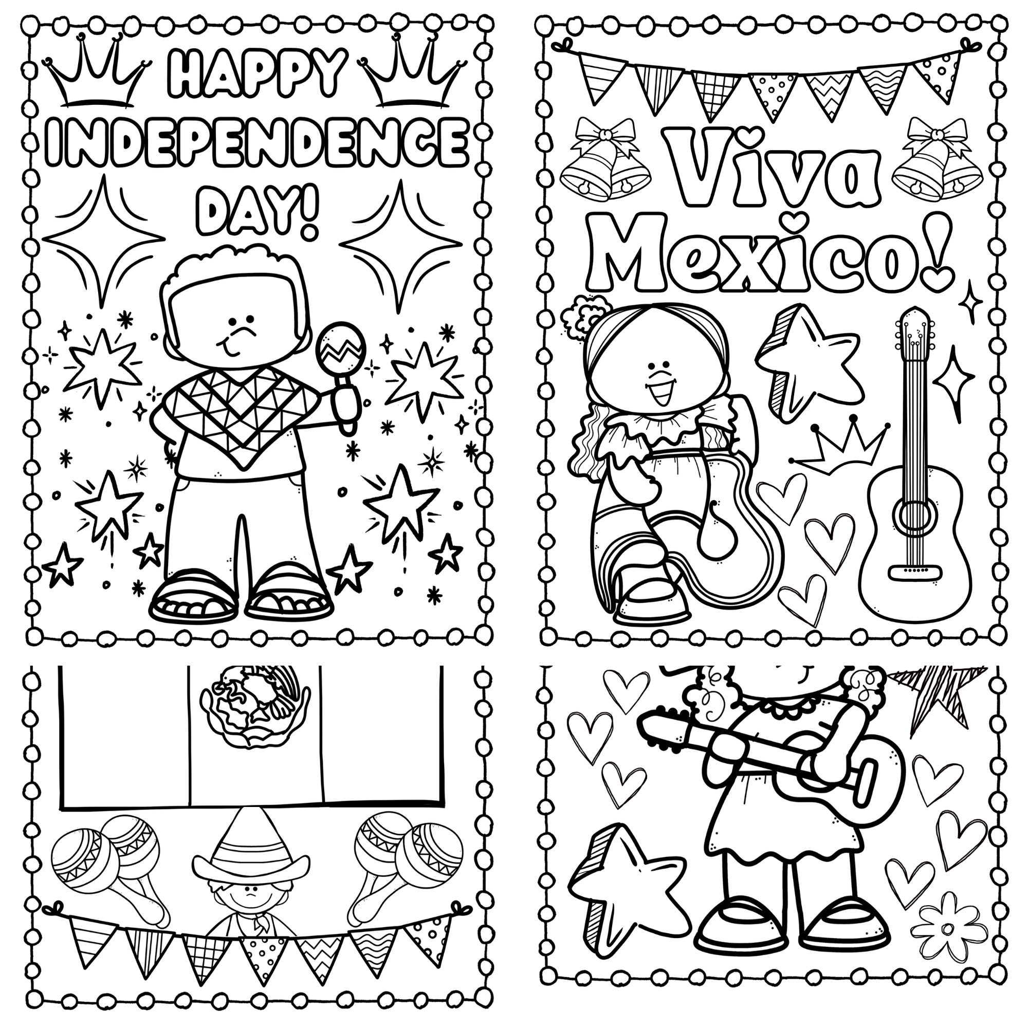 mexico coloring pages