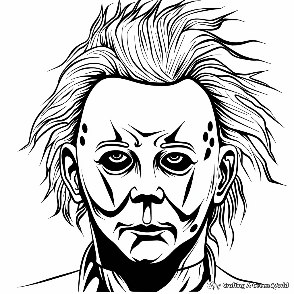 Michael Myers Coloring Pages Free Printable 