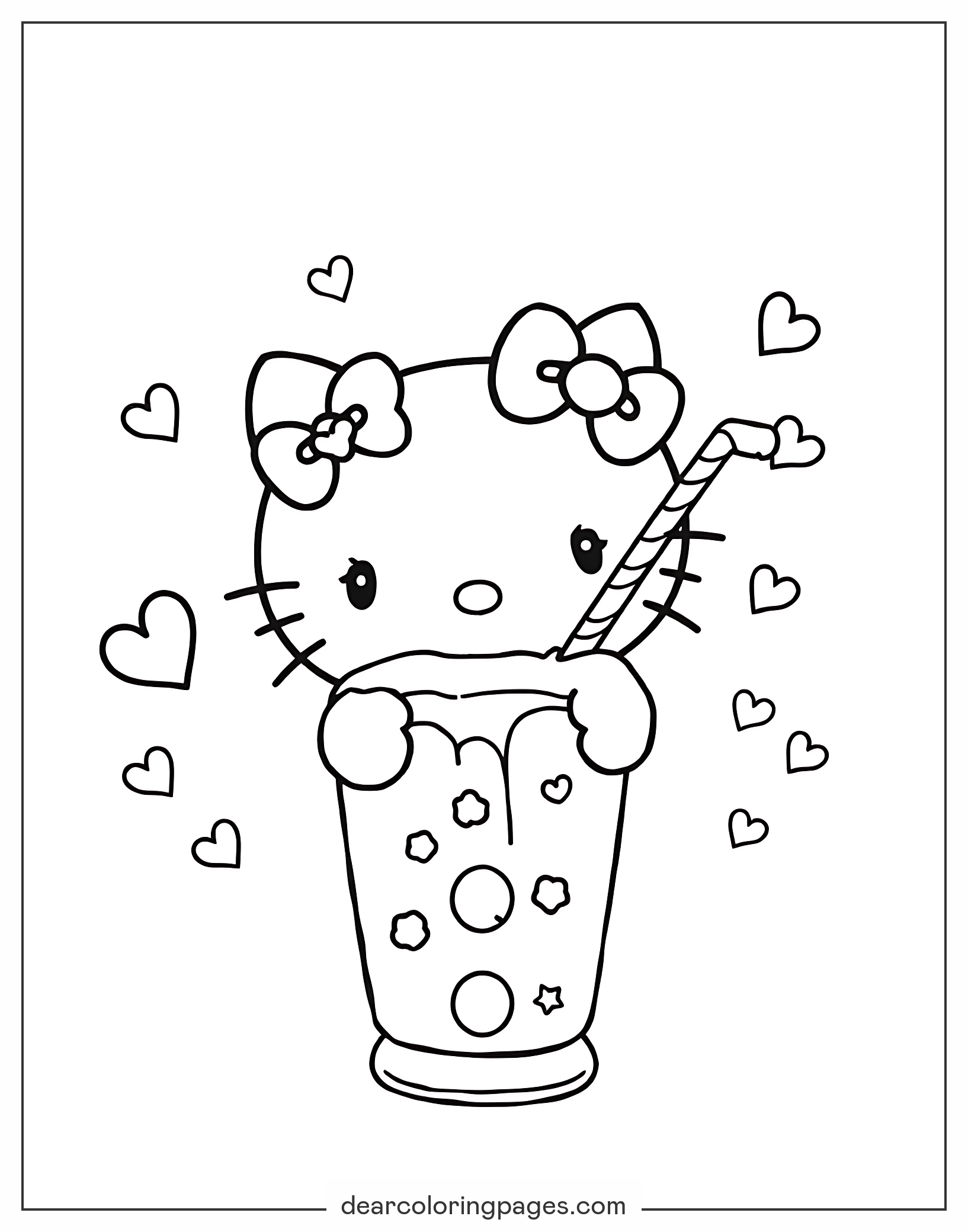 Milkshake Coloring Pages 13 Free Printable Coloring Pages