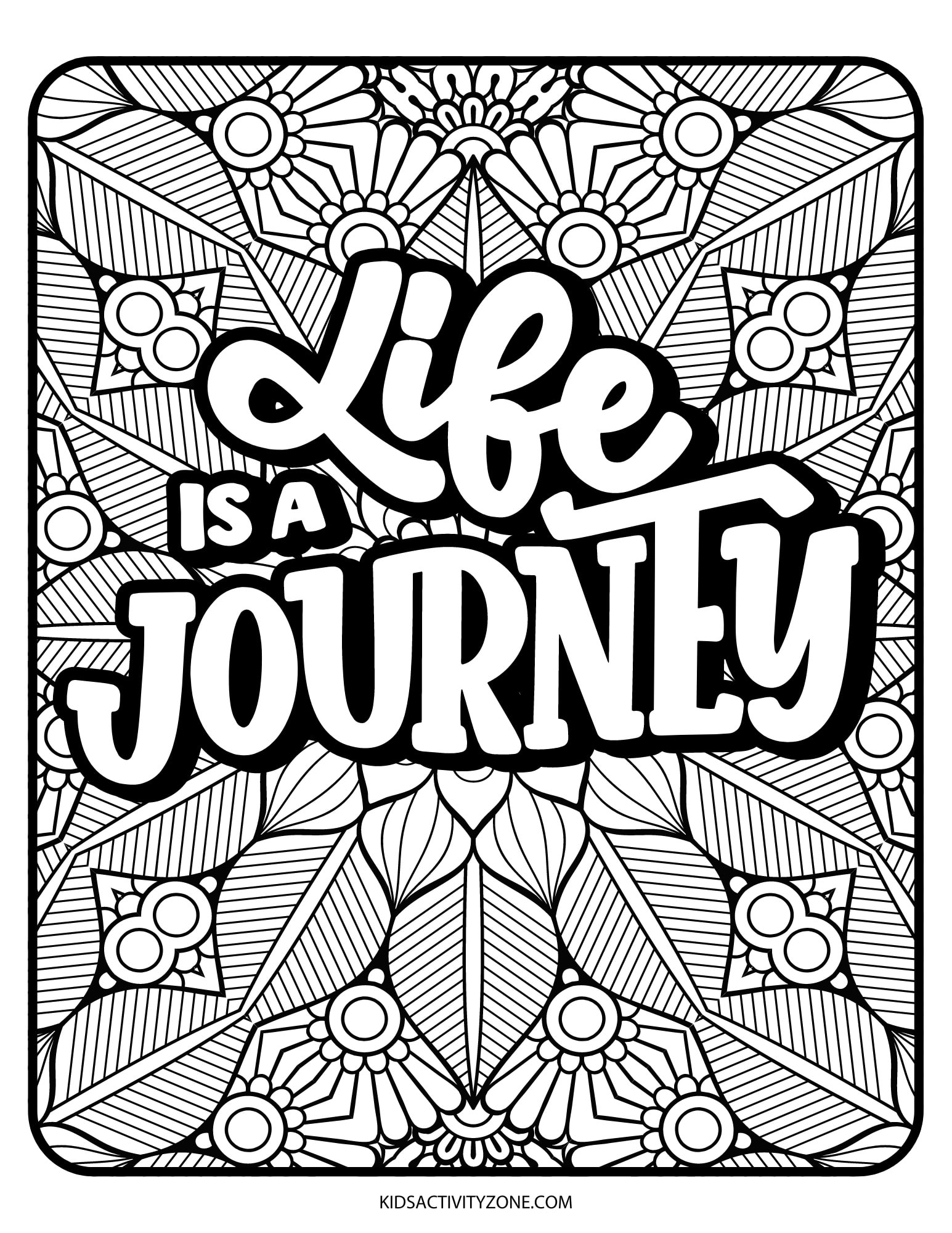 Mindfulness Coloring Pages Kids Activity Zone