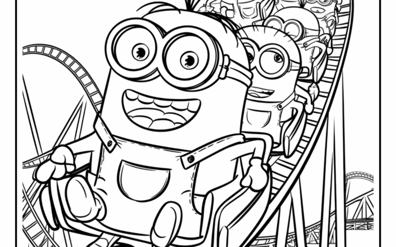 Minions Coloring Pages 15 Free Printable PDF Pages Cute Animals Coloring Pages