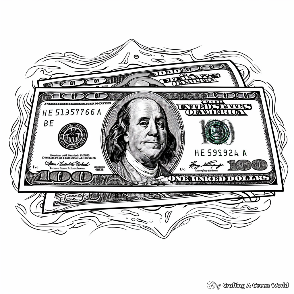 money coloring pages