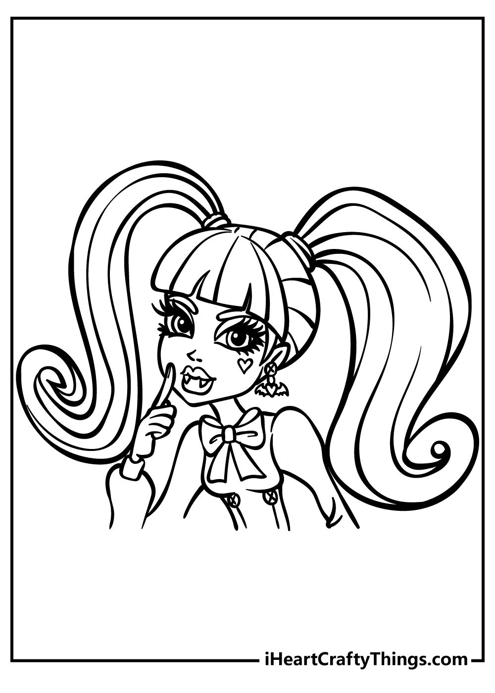 Monster High Coloring Pages 100 Free Printables 