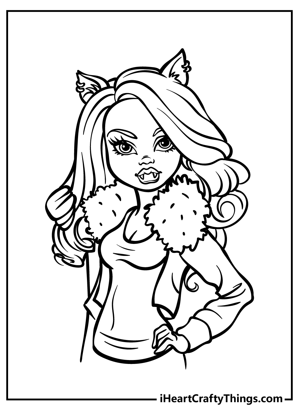 Monster High Coloring Pages 100 Free Printables 