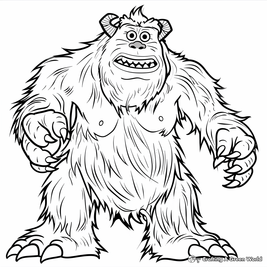 Monsters Inc Coloring Pages Free Printable Monsters Inc Coloring Pages Free Printable