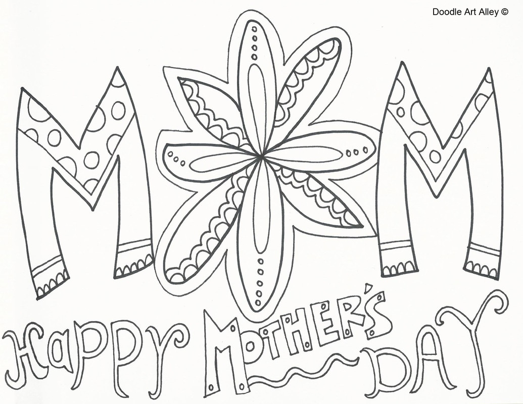 happy mothers day free coloring pages