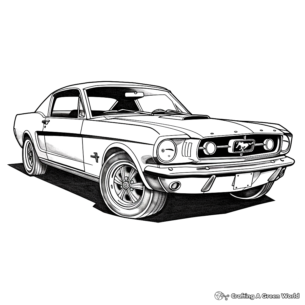 Muscle Car Coloring Pages Free Printable 